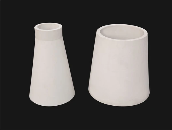 Tubo conico in ceramica di allumina