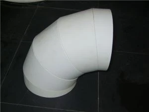 Gomito con rivestimento in ceramica all'abrasione